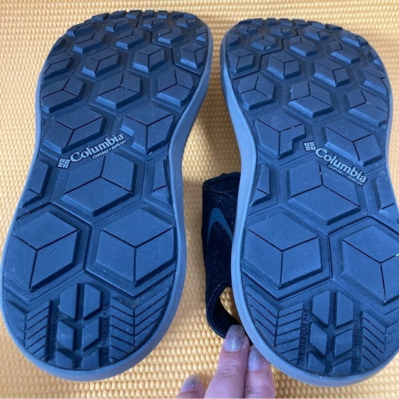 Columbia Sandals Mens 10 Black Techlite Omni Grip Sport Hook & Loop BM4511-010 - Picture 6 of 8